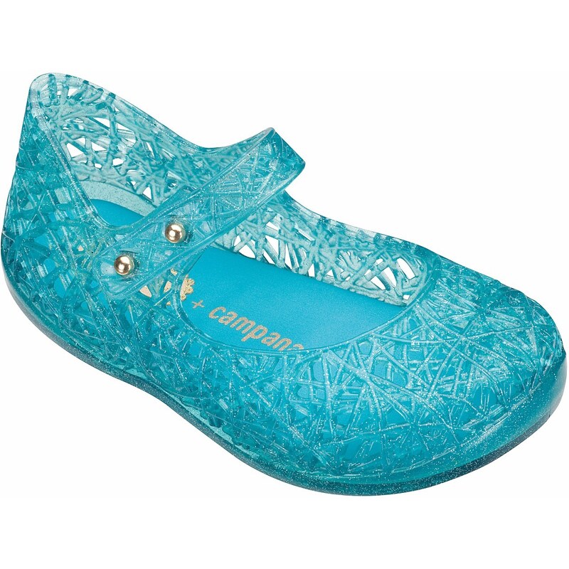 Dětské boty Melissa Campana Zig Zag Blue Glitter