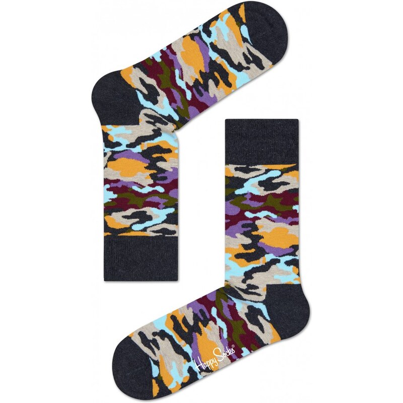 Happy Socks barevné ponožky maskáčové 3