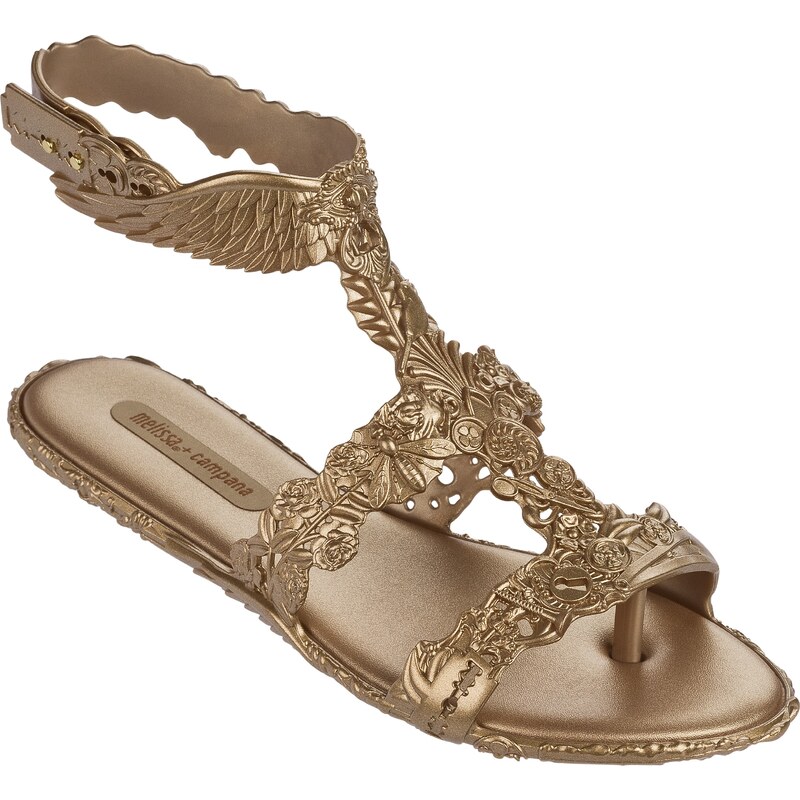 Melissa zlaté boty Campana Barroca Sandal Gold