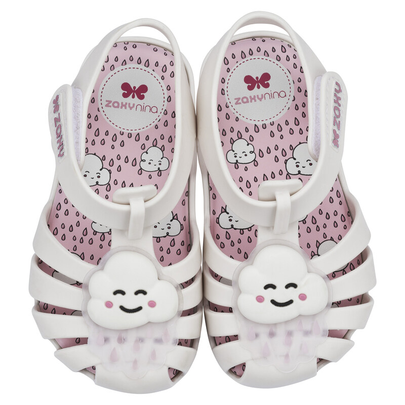 Zaxy bílé dětské sandálky Ceu Sandal Baby White