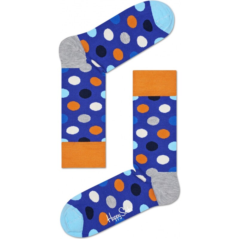 Happy Socks modré dámské ponožky Big Dot