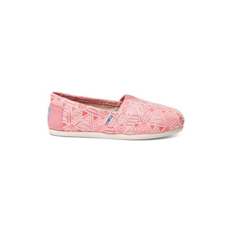 Toms růžové boty Pink Neon Tribal