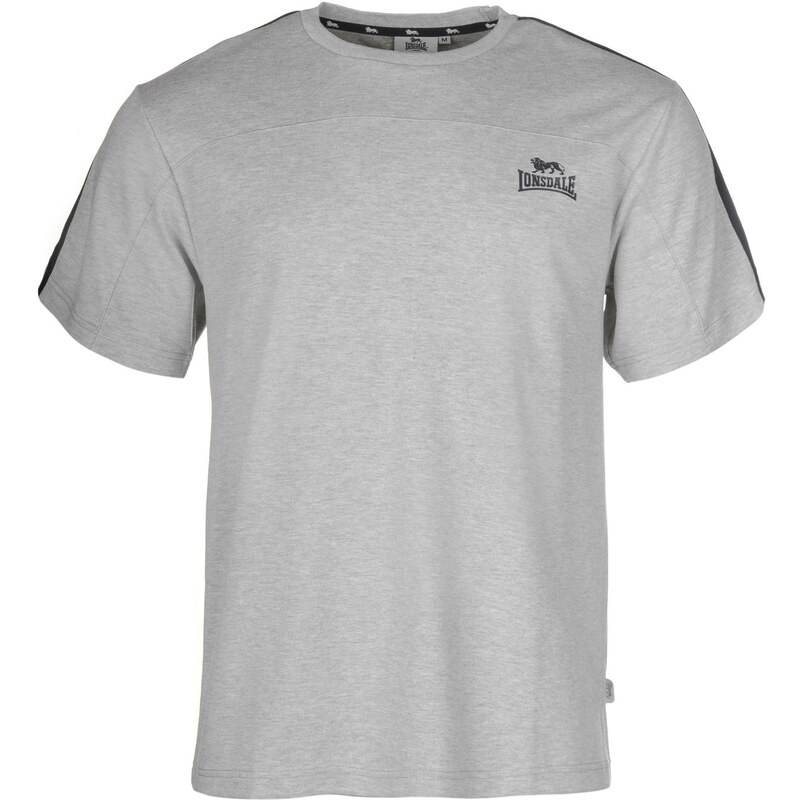 Pánské tričko Lonsdale 2 Stripe - šedá