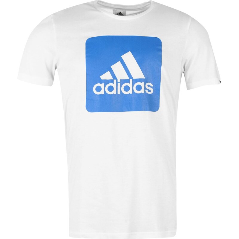 Pánské tričko Adidas Box Logo - bílá