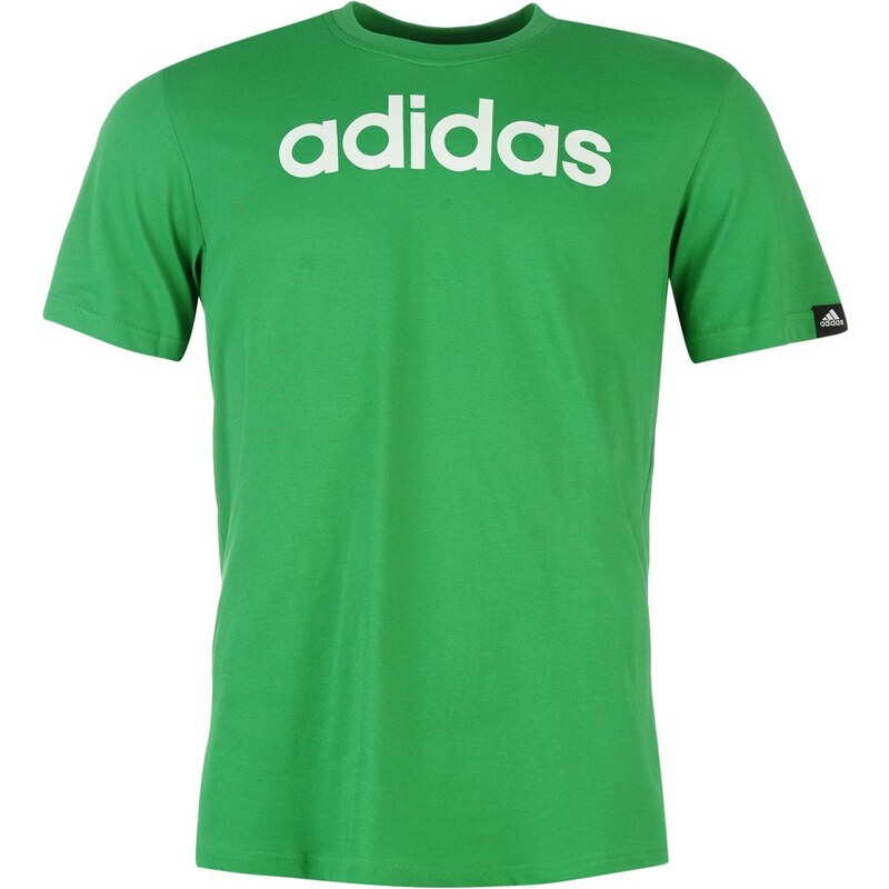 Pánské tričko Adidas Linear Logo - zelená