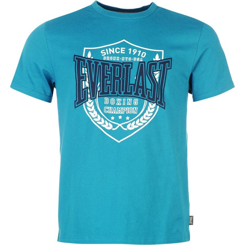 Pánské tričko Everlast Printed - kachní modrá