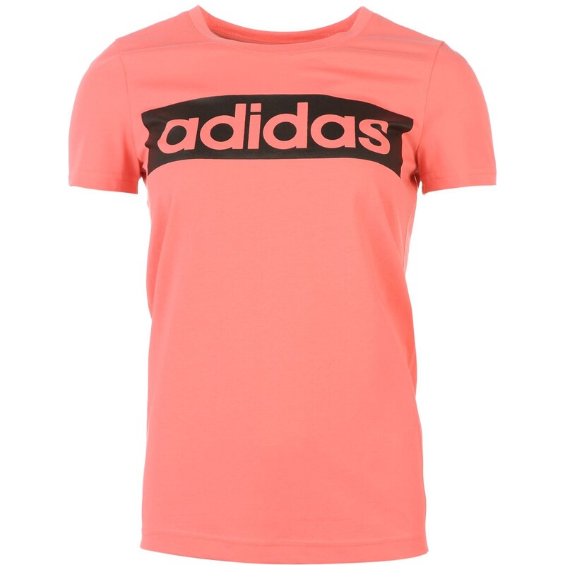 Dámské tričko Adidas Linear - oranžová