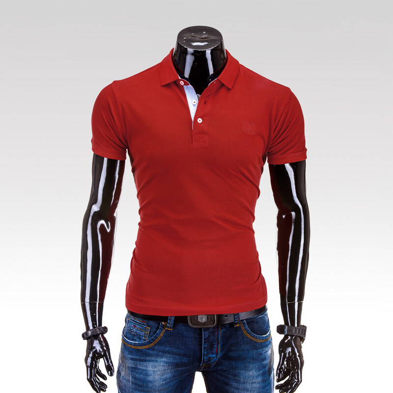 Ombre clothing Pánské tričko Freddy červené