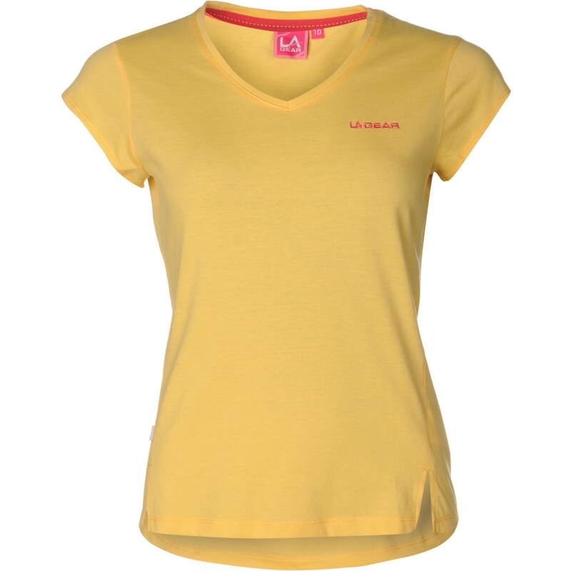 Dámské tričko La Gear V Neck - žlutá