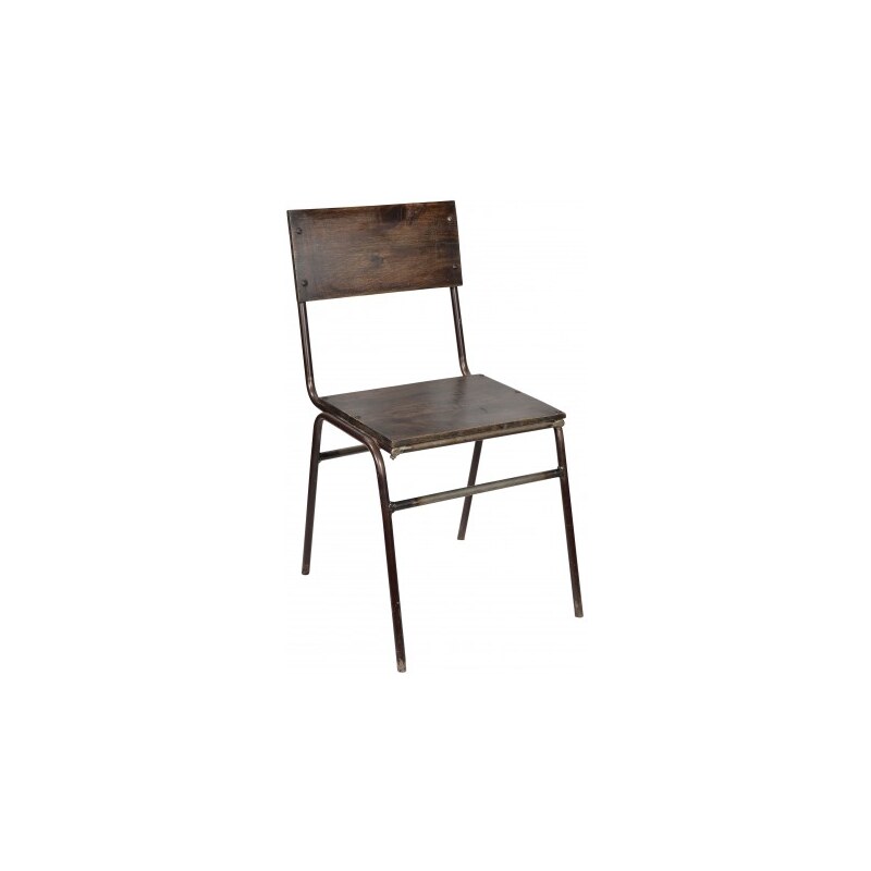 Industrial style, Klasická stará židle 86x46x43cm (1169)