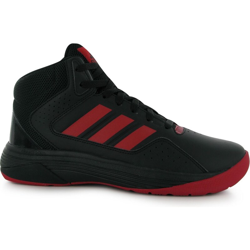 basketbalové boty adidas Hoop Fury pánské Basketball Trainers Black/Red