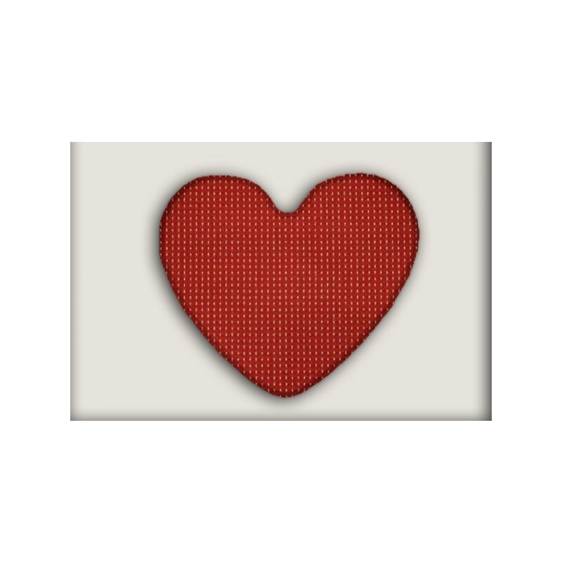Kusový koberec Birmingham vínový srdce, Rozměry koberců 100x120 - srdce Vopi koberce