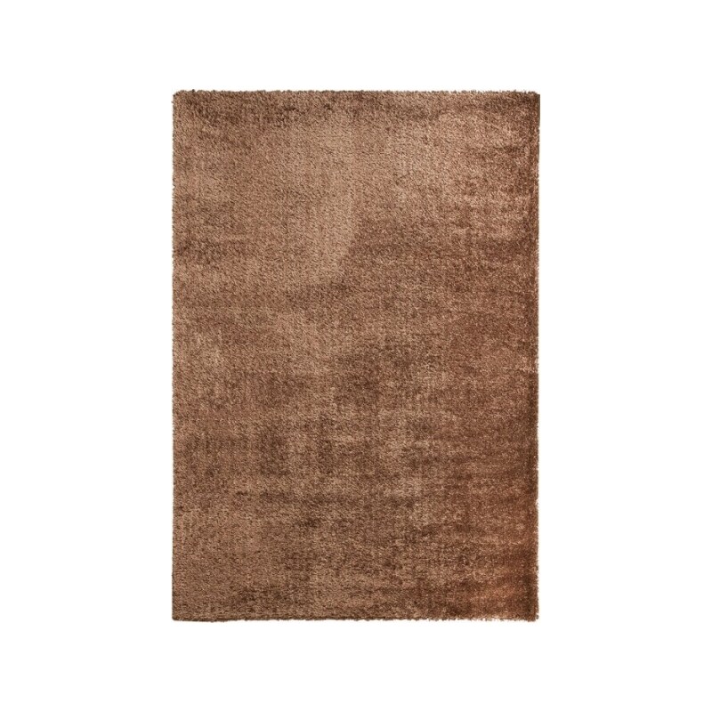 Kusový koberec Crystal shaggy brown, Rozměry 80x150 Tulipo koberce
