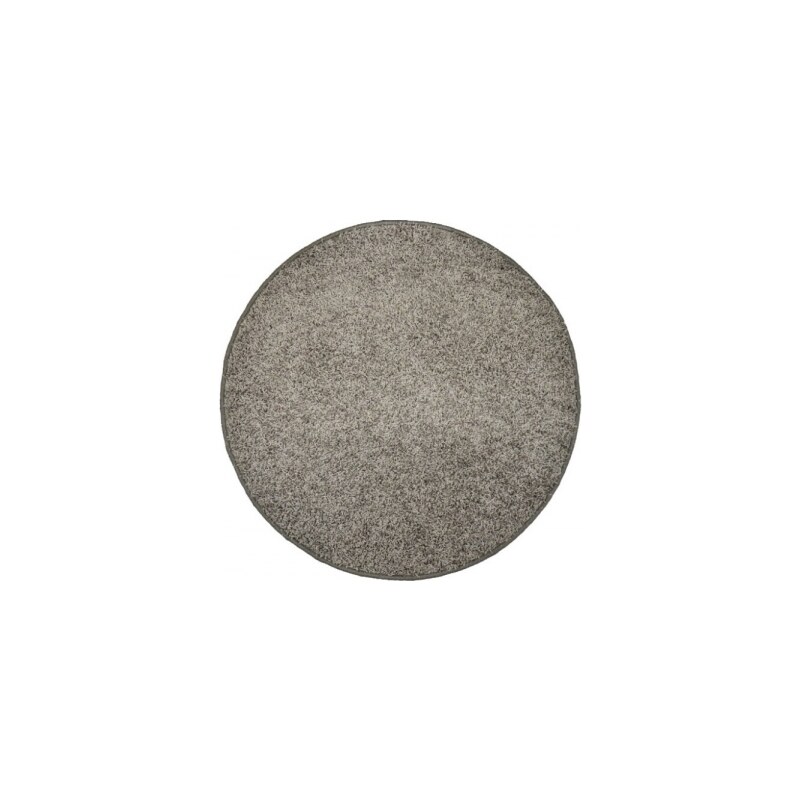 Kusový kulatý koberec Color Shaggy šedý, Rozměry koberců 57x57 kruh Vopi koberce