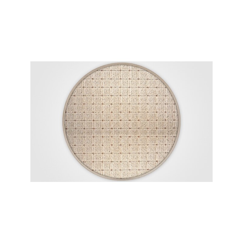 Kusový koberec Udinese béžový kulatý, Rozměry koberců 57x57 kruh Vopi koberce
