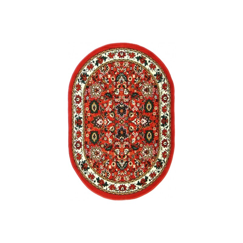 Kusový koberec TEHERAN-T 117/red ovál, Rozměry koberců 100x150 Sofiteks koberce