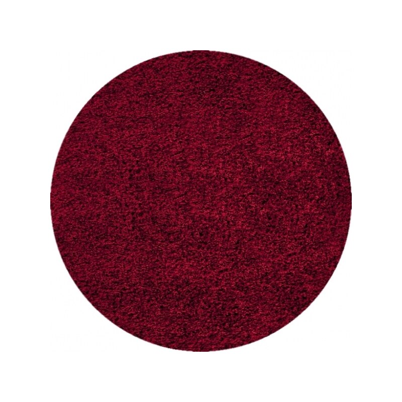 Kusový koberec Dream Shaggy 4000 Red Kruh, Rozměry koberců 120x120 kruh Ayyildiz koberce