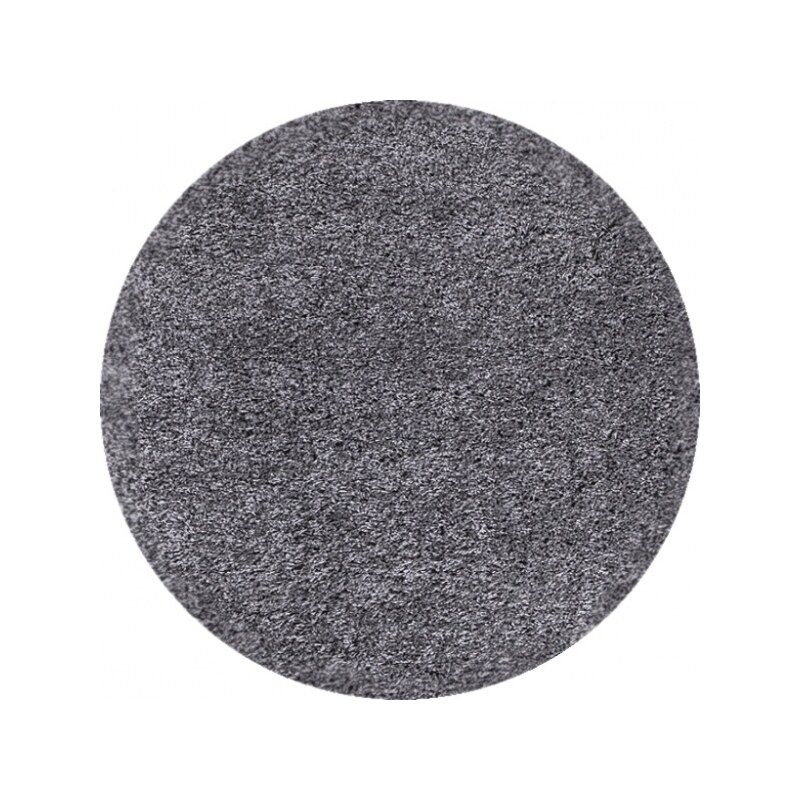 Kusový koberec Dream Shaggy 4000 Grey kruh, Rozměry koberců 120x120 kruh Ayyildiz koberce
