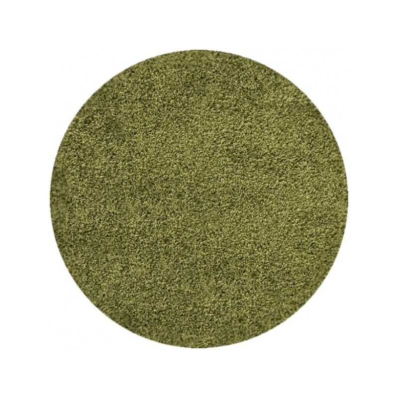 Kusový koberec Dream Shaggy 4000 Green kruh, Rozměry koberců 120x120 kruh Ayyildiz koberce