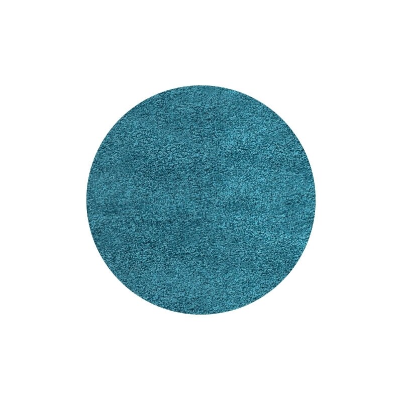 Kusový koberec Life Shaggy 1500 tyrkys kruh, Rozměry 80x80 kruh Ayyildiz koberce