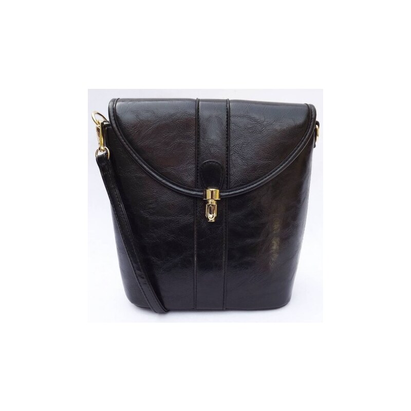 Elegantní společenská kabelka, Barva Černá b6300