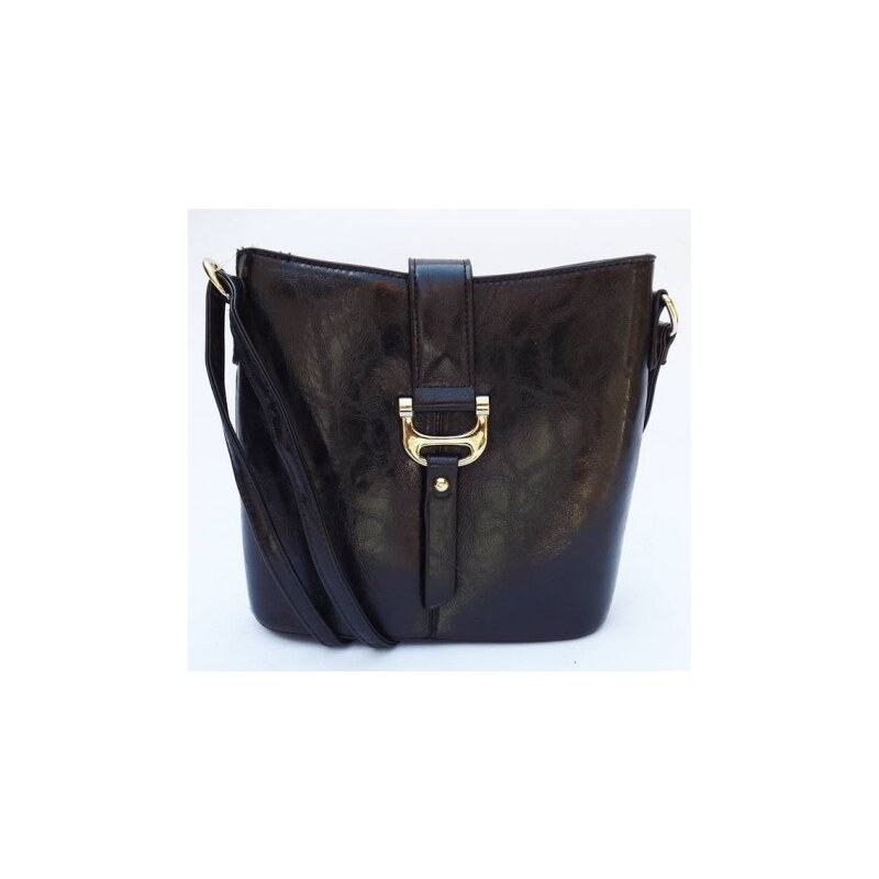 Elegantní společenská kabelka, Barva Černá b6821