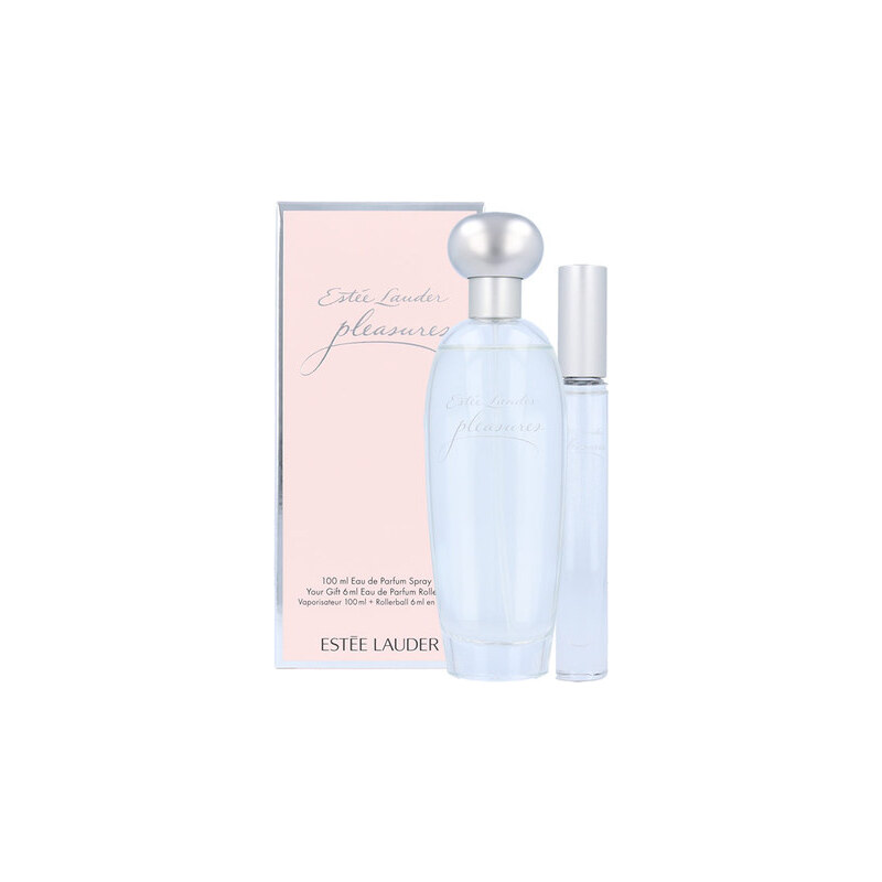 Estée Lauder Pleasures EDP dárková sada W - parfémovaná voda 100 ml + parfémovaná voda 6 ml rollerball