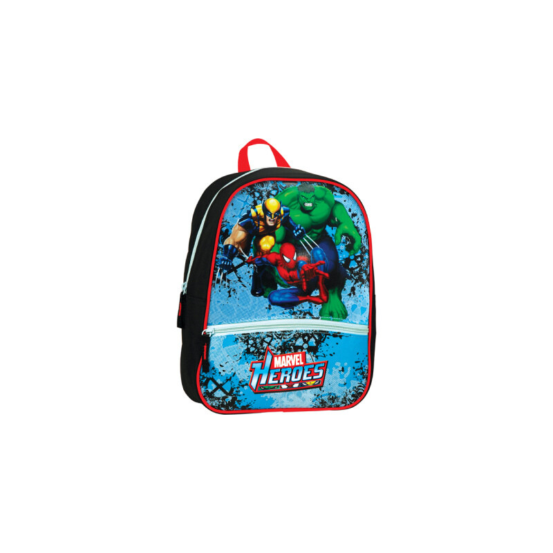 SunCe Junior batůžek s přední kapsou, polstrovaná záda - Marvel Heroes