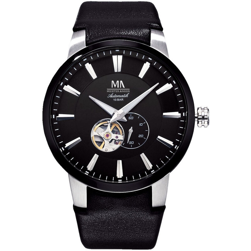 Pánské automatické hodinky Meister Anker černá