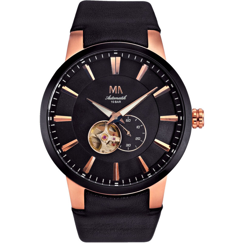 Pánské automatické hodinky Meister Anker černá