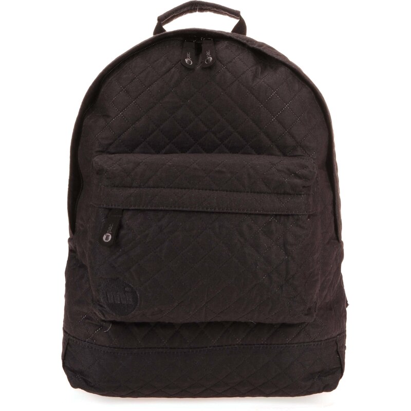 Černý prošívaný unisex batoh Mi-Pac Quilted