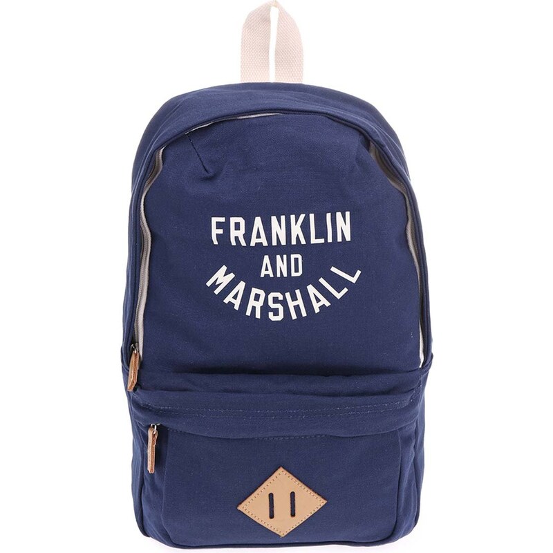 Tmavě modrý menší unisex batoh Franklin & Marshall