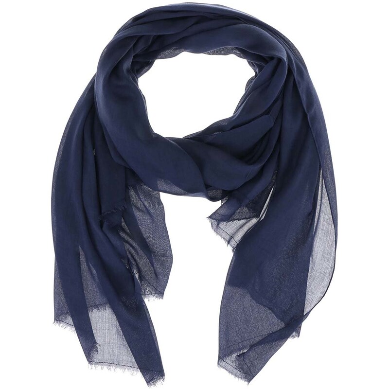 Tmavě modrý šátek Vero Moda Plain