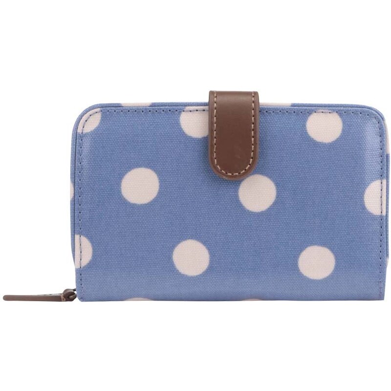 Modrá peněženka s krémovými puntíky Cath Kidston