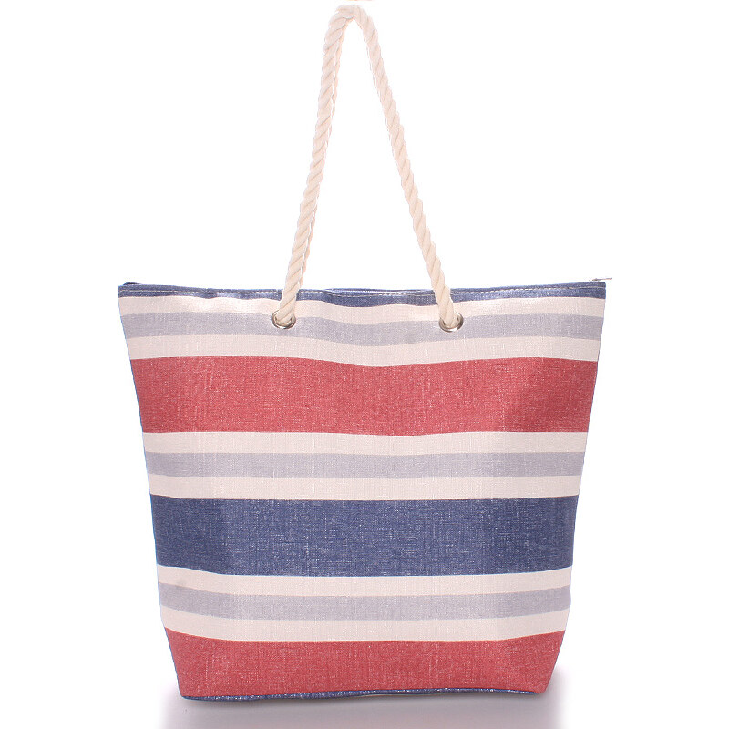 Plážová taška pruhovaná barevná - Enrico Benetti Andrea barevná