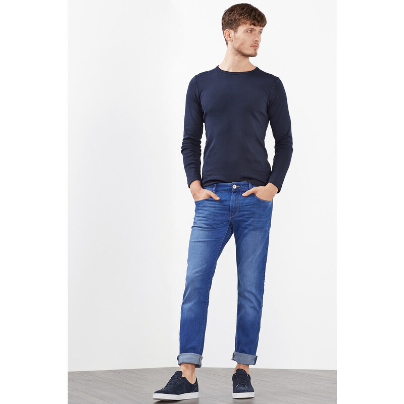 Esprit Klasické strečové džíny ve výrazné modré