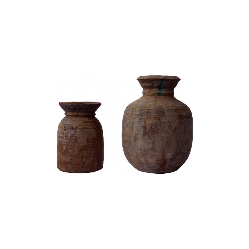 Industrial style, Krásné dřevené nádoby 25-37xx22-25cm (1209)