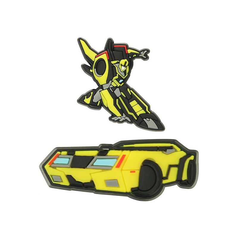 Jibbitz sada odznáčků na obuv Crocs Transformers Bumblebee 2 Pack