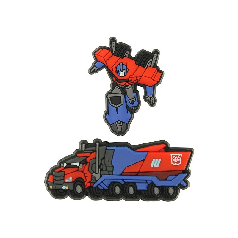 Jibbitz sada odznáčků na obuv Crocs Transformers Optimus Prime 2 Pack