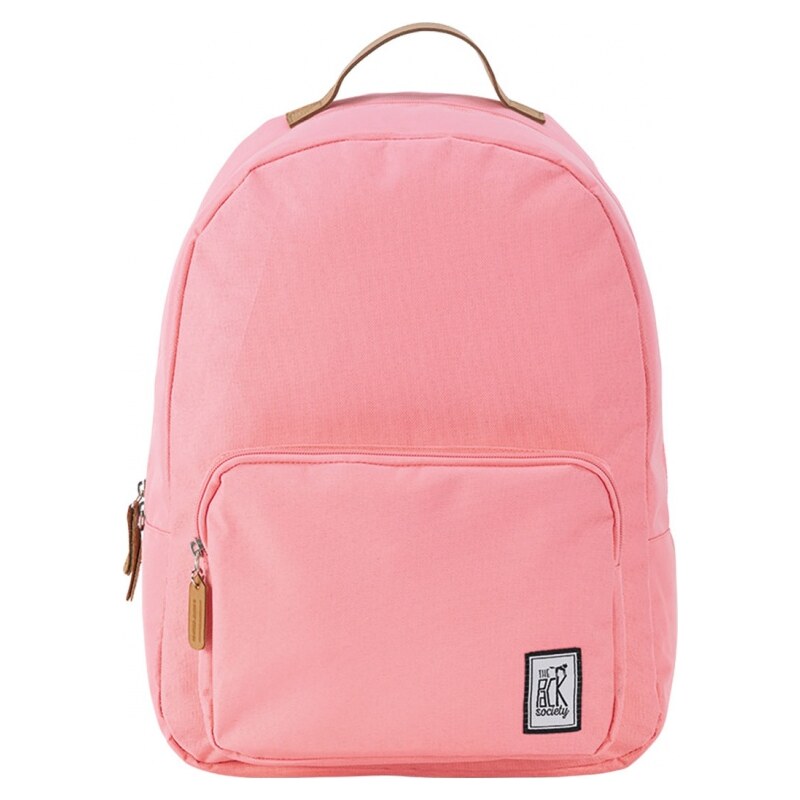 Batoh The Pack Society Classic Backpack solid pink