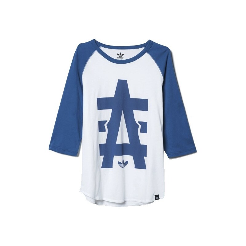Tričko Adidas A Baseball Tee white-ash blue M