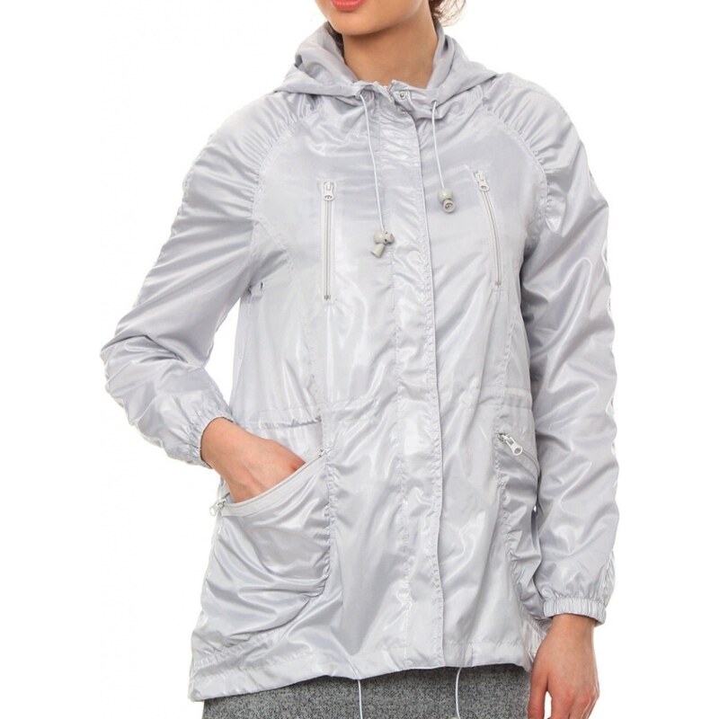 Bunda Moodo L-KU-1702 light grey