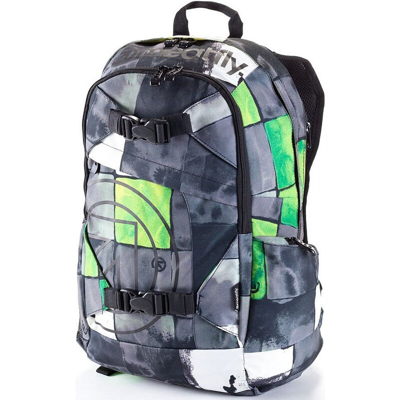 Batoh Meatfly Basejumper watter checkes green 20l