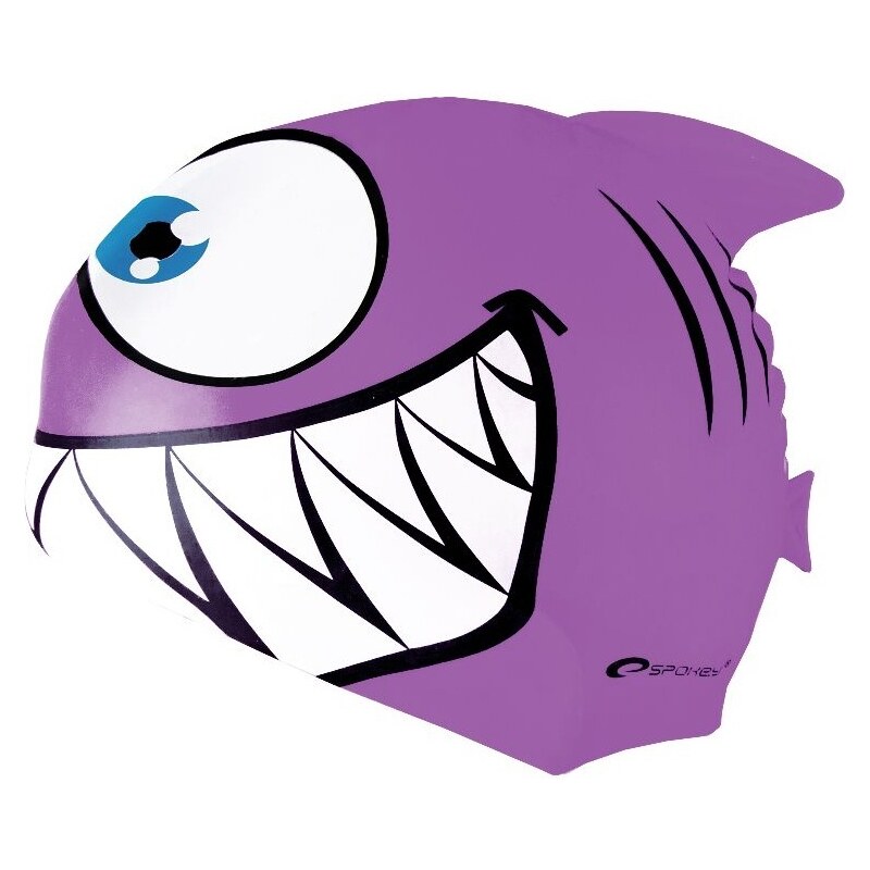 Plavecká čepice Spokey Rekinek purple