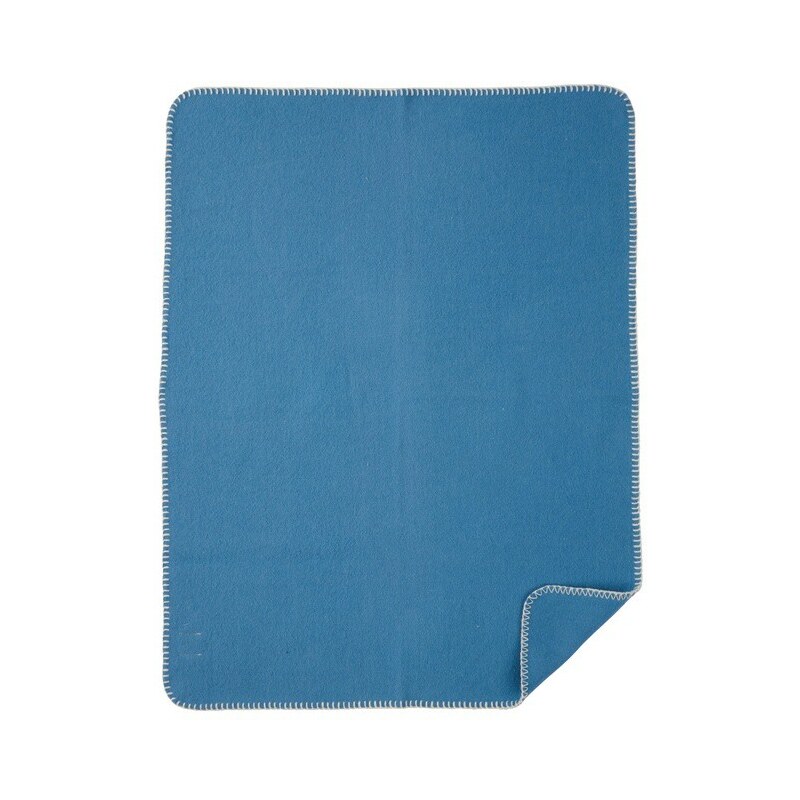 Klippan, Švédsko Vlněná dětská deka Soft Wool modrá 65 x 90 cm Modrá