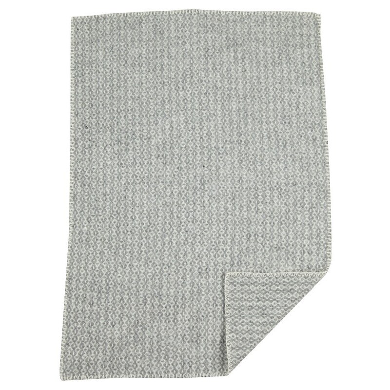 Vlněná dětská deka Rumba baby light grey 65 x 90 cm Světle šedá