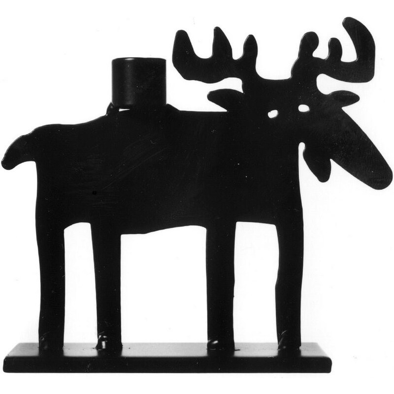 Bengt & Lotta, Švédsko Svícen Moose malý 9 x 10 cm
