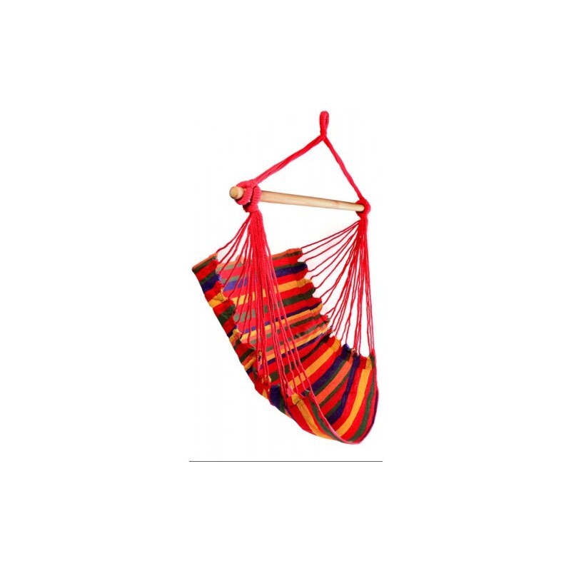 Závěsné houpací brazilské křeslo Relaxia červené - červená