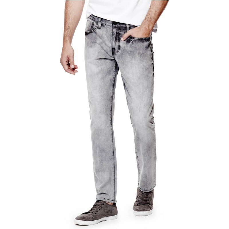 GUESS GUESS Halsted Tapered Slim Jeans - grey 30 inseam