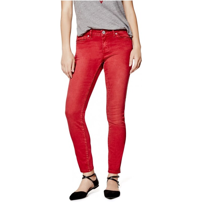 GUESS GUESS Cynthiam Colored Skinny Jeans - gypsy red
